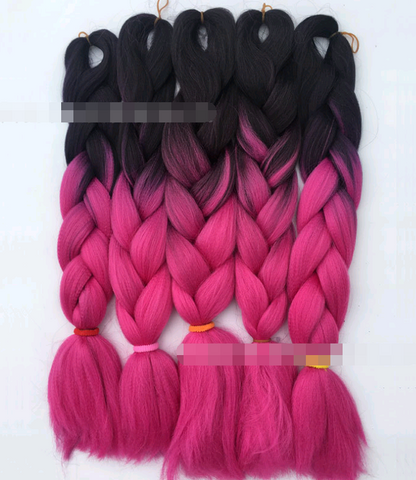 African Jumbo Braids Synthetic Hair Wig Extensions