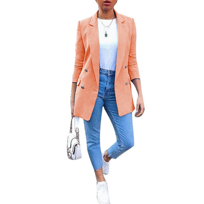 Women's Fashion Lapel Suit Jacket for Work and Events