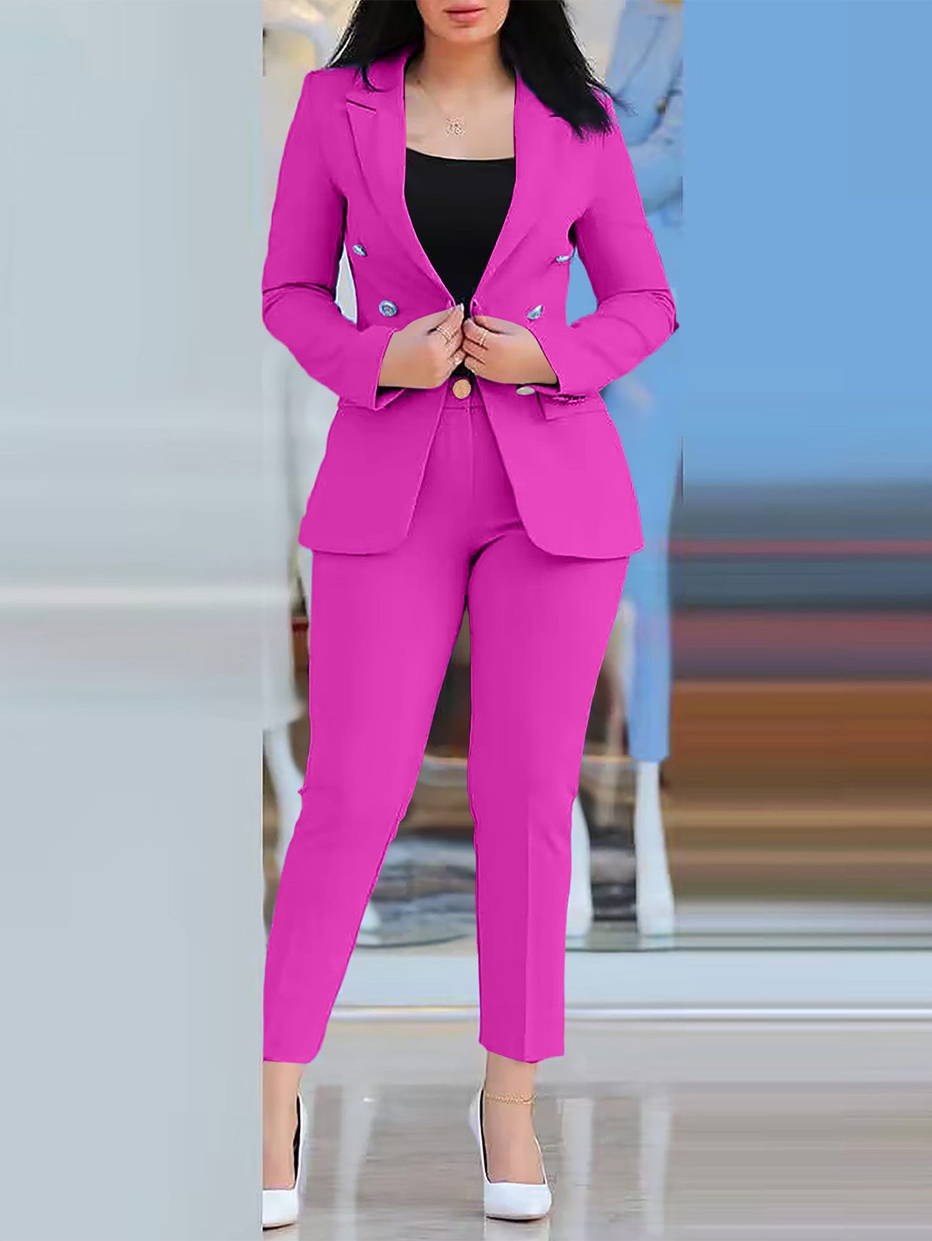 2023 Women's Casual Fashion Suit Set for Work