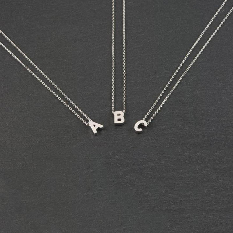 Simple Alphabet Necklace with 26 Letters