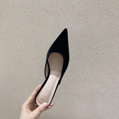 Fashionable Women's Pointed Toe Heeled Mules (2020)