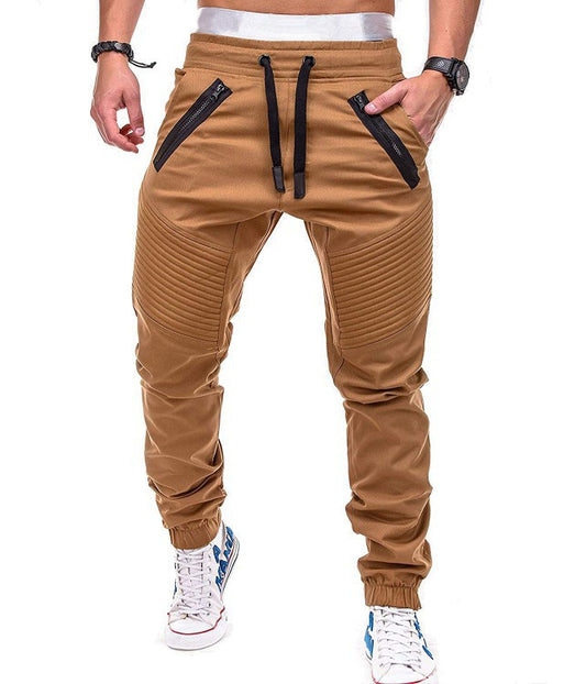 Men's Casual Fashion Sports Pants with Drawstring