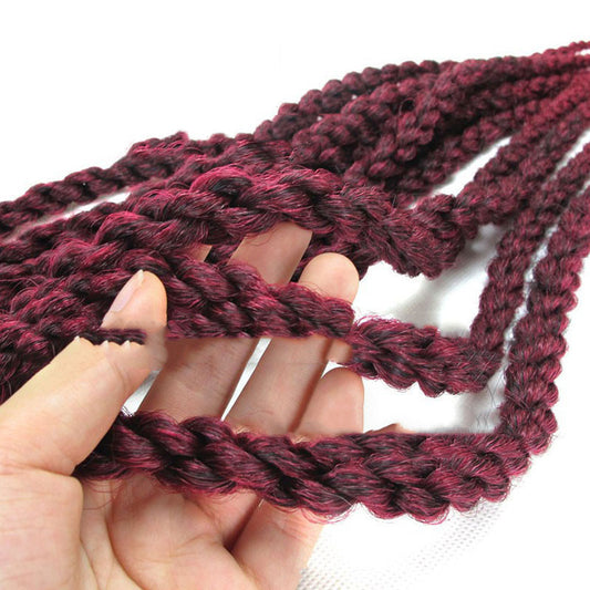 3D Cubic Twist Crochet Braids Synthetic Hair Extensions
