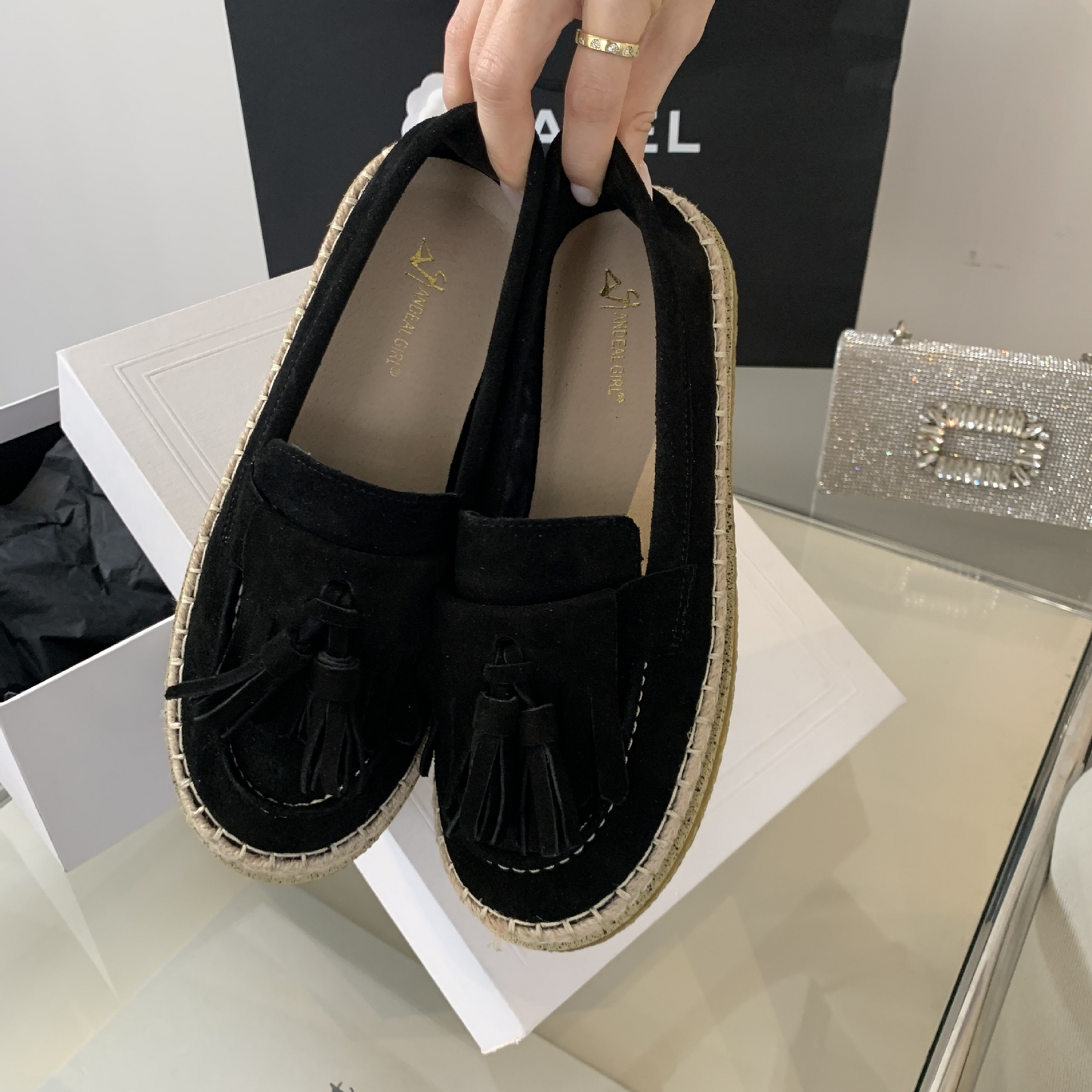 Women's Matte Leather Flat Shoes
