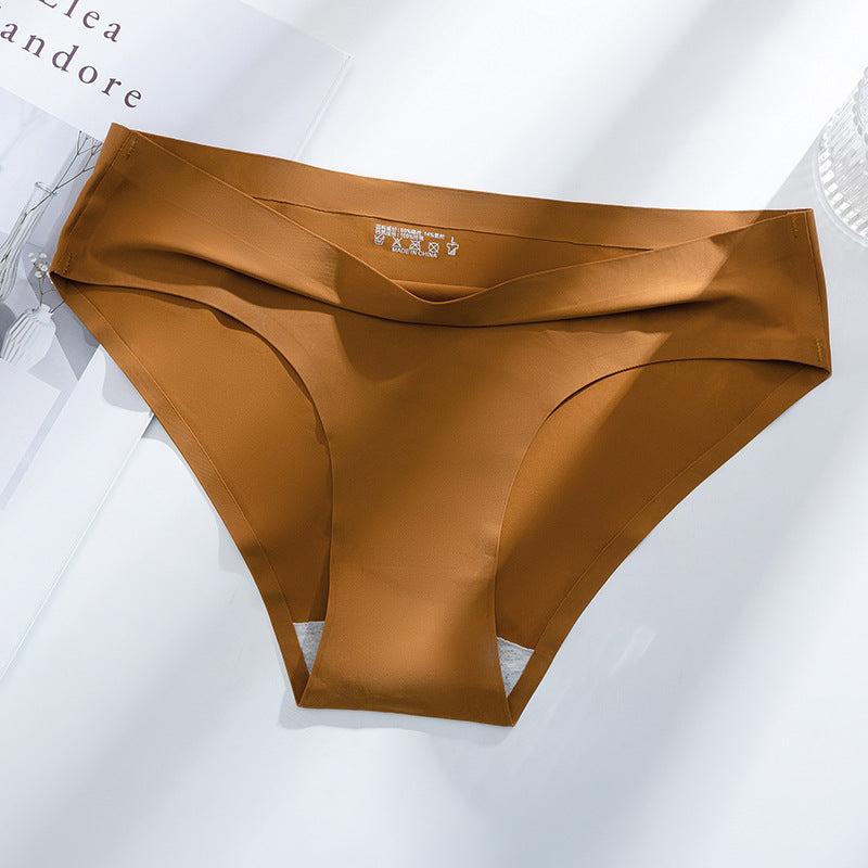 New Women's Ice Silk Seamless Breathable Underwear