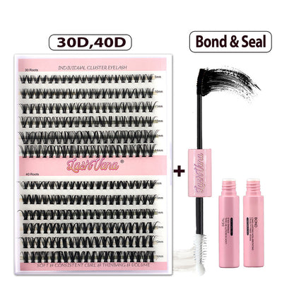 DIY Segment False Eyelash Set for Natural Look