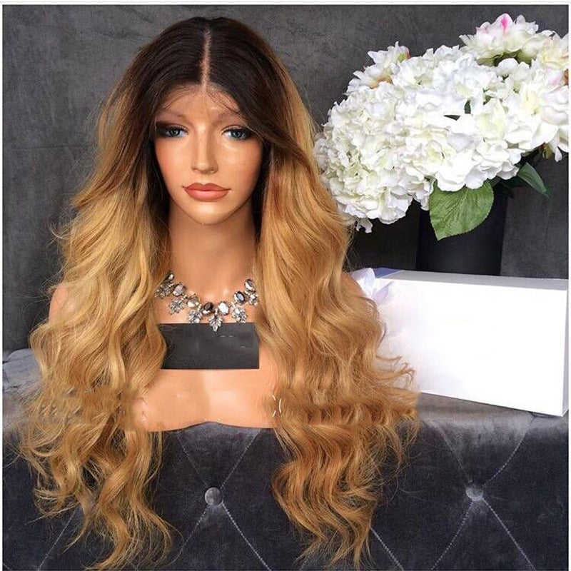 Fashionable Ombre Long Wavy Wig for Women