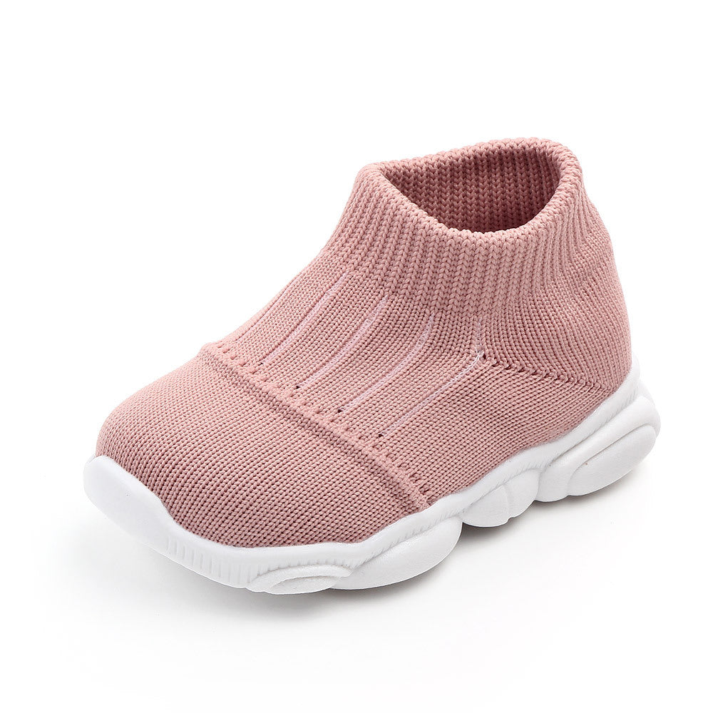 Breathable Knitted Soft Sole Baby Walking Shoes