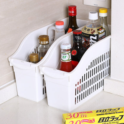 Imported Japanese Kitchen Storage Box with Wheels (Plastic)