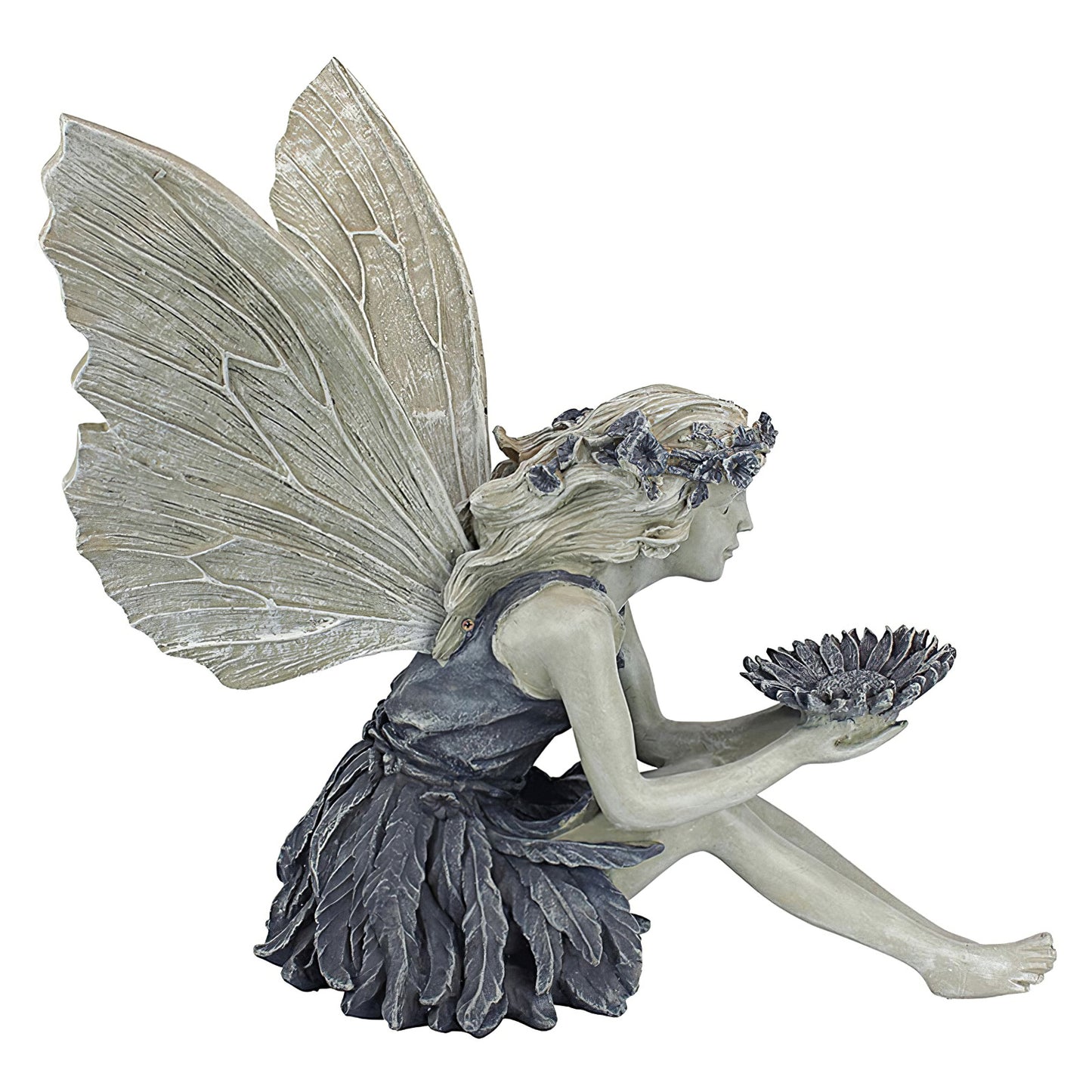 Sitting Fairy Statue - Resin Garden Landscape Ornament