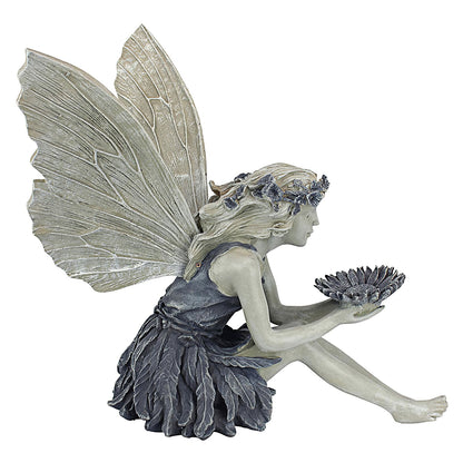 Sitting Fairy Statue - Resin Garden Landscape Ornament