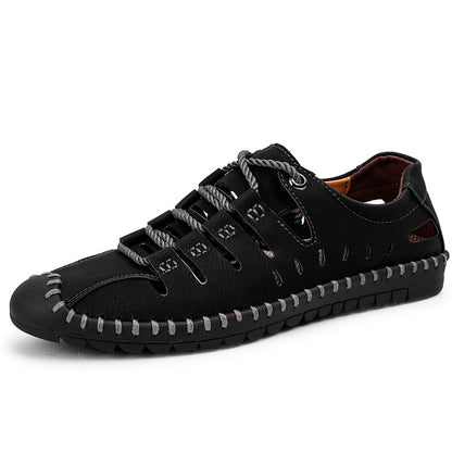 British Business Casual Leather Shoes for Men