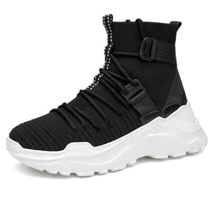 High-Top Men's Casual Sports Sneakers, Trendy Skate Shoes
