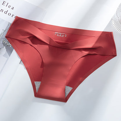 New Women's Ice Silk Seamless Breathable Underwear