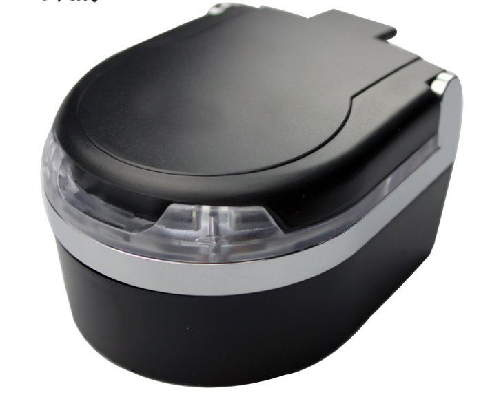 Car Ashtray with LED Light, Dual Use in Three Colors