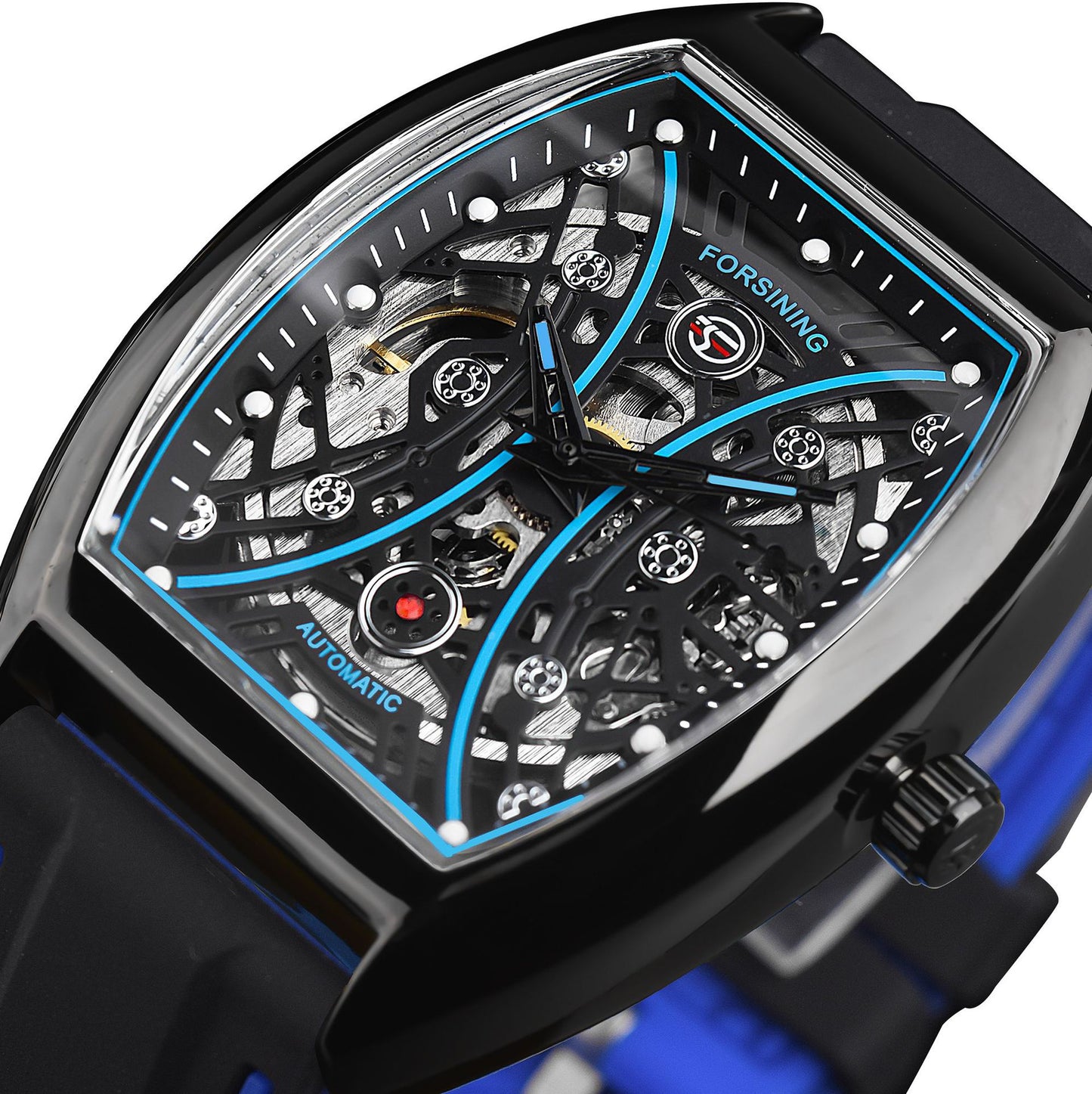 Men's Luminous Skeleton Face Automatic Mechanical Watch