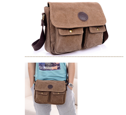 Canvas Casual Crossbody Bag for Men