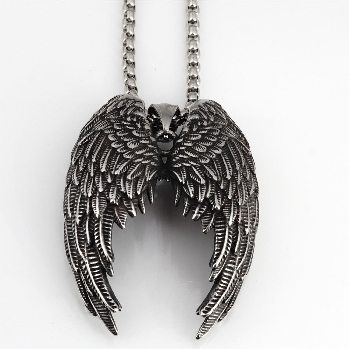 Titanium Steel Wing Necklace