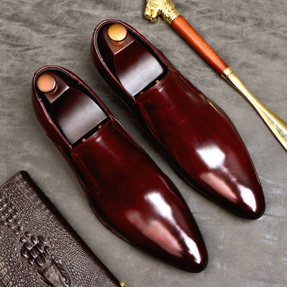 Genuine Leather Men's Business Casual Shoes