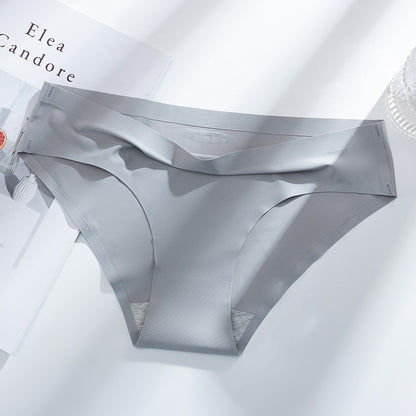 New Women's Ice Silk Seamless Breathable Underwear