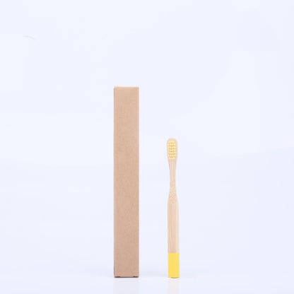 Children's Soft Bristle Toothbrush with Colorful Handle