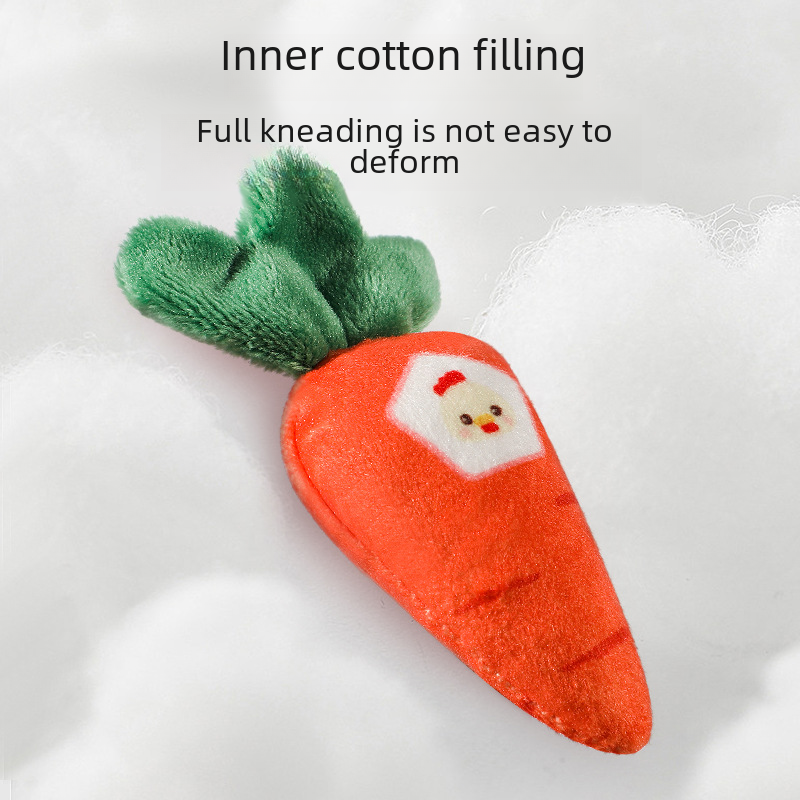 Plush Carrot Pulling Toy