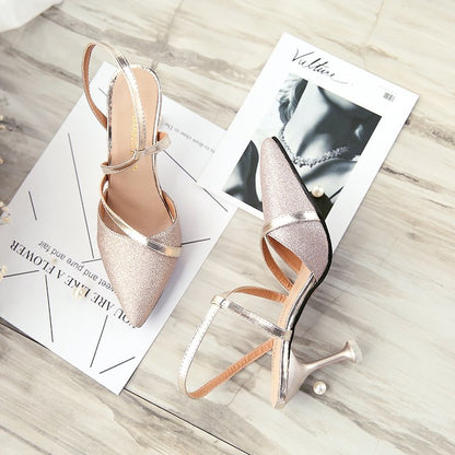 New Women's Summer Heeled Sandals 2018 - Pointed Toe
