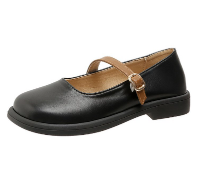 Women's Casual Leather Flat Shoes