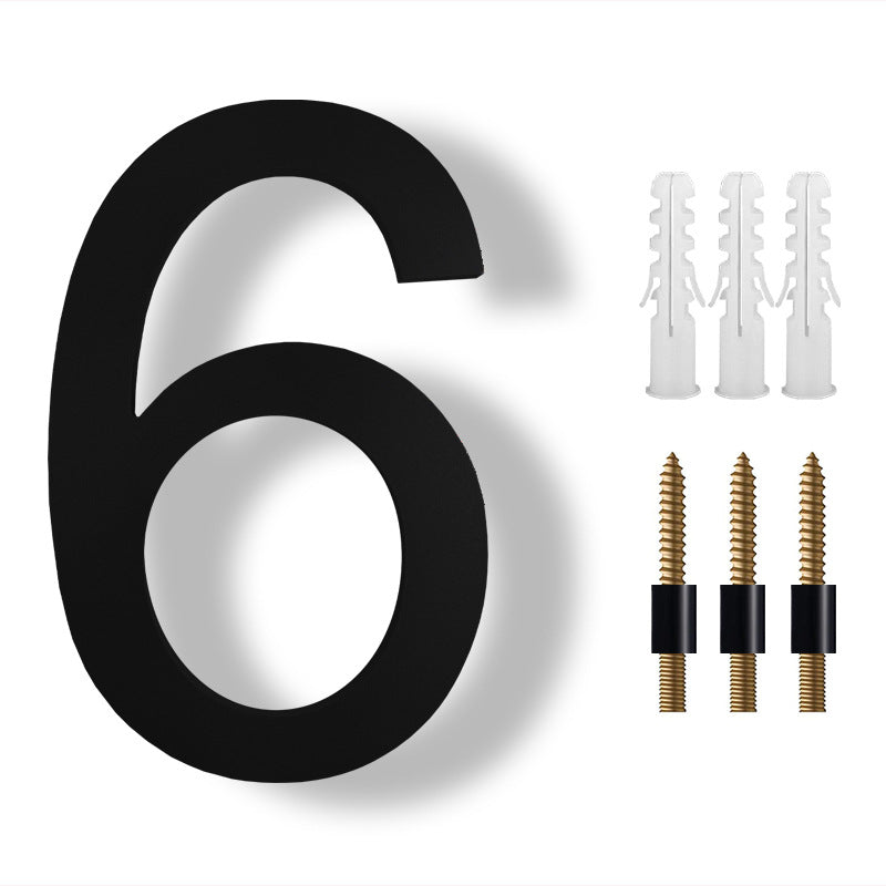 Acrylic Floating House Number