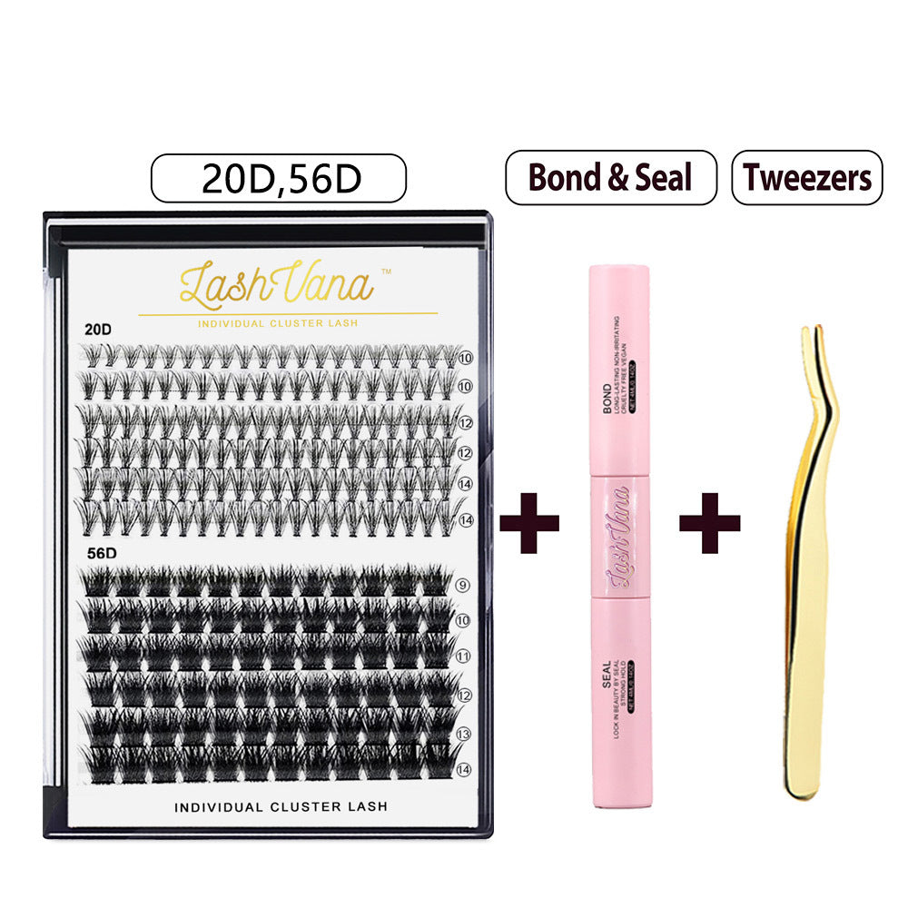 DIY Segment False Eyelash Set for Natural Look