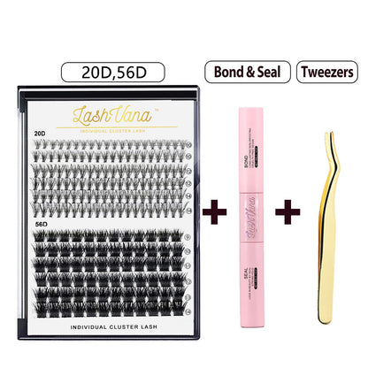 DIY Segment False Eyelash Set for Natural Look