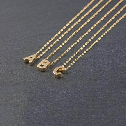 Simple Alphabet Necklace with 26 Letters