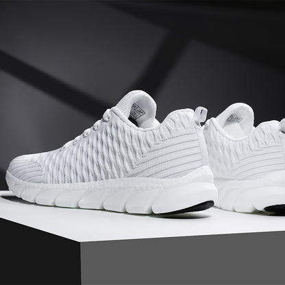 Lightweight Breathable Lace-Up Mesh Sneakers for Women