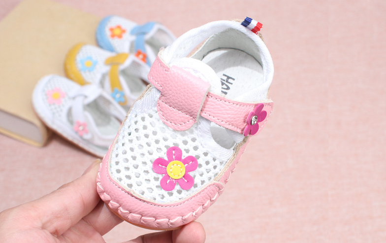 Lace Hollow Baby Sandals - Toddler Walking Shoes