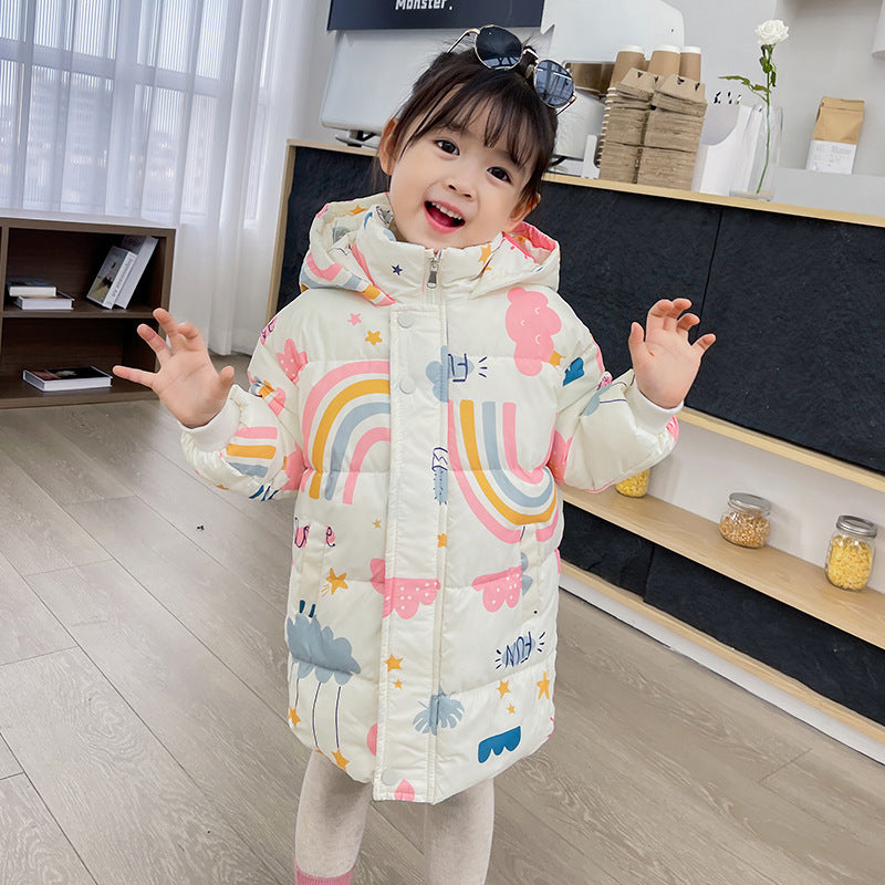 2023 New Children's Thick Down Cotton Coat