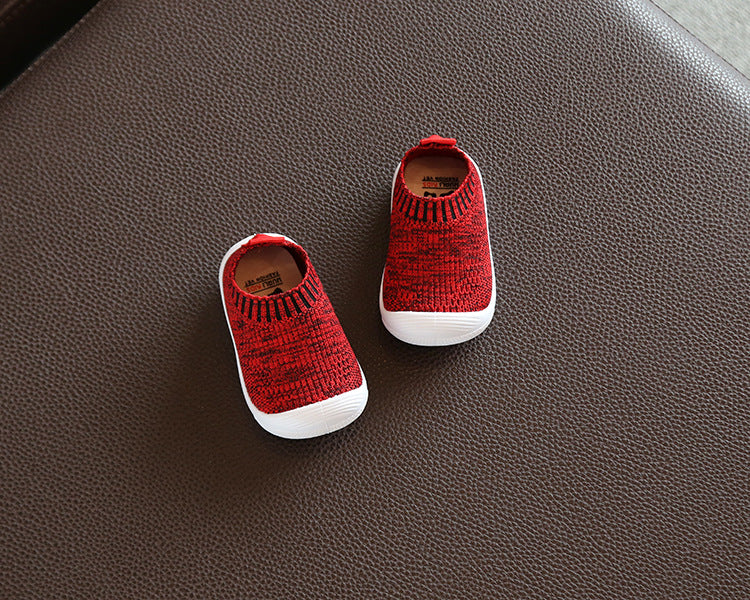 Breathable Soft Sole Baby Knitted Walking Shoes