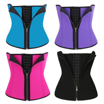 Men's Waist Trainer Slimming Zipper Belt for Tummy Control