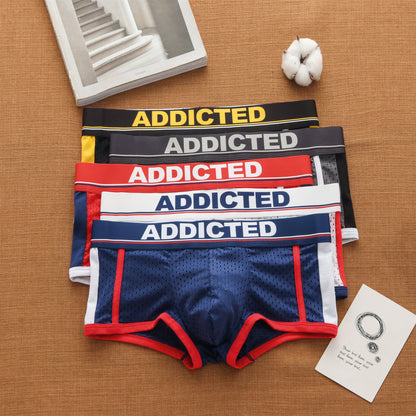 Soft and Breathable Men's Elastic Boxer Shorts