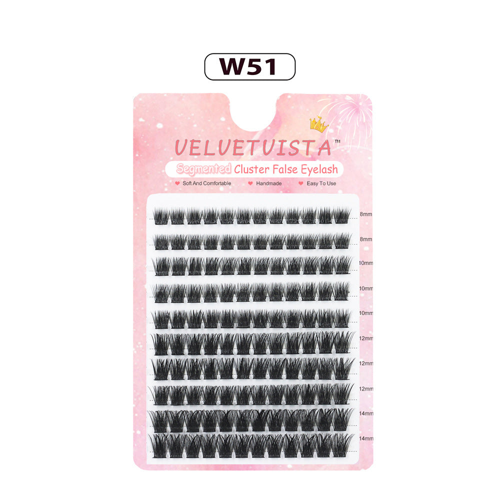 DIY Segment False Eyelash Set for Natural Look