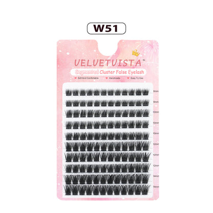 DIY Segment False Eyelash Set for Natural Look