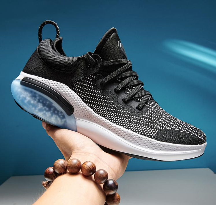 Men's Breathable Mesh Trainers - Trendy Lace Up Running Shoes