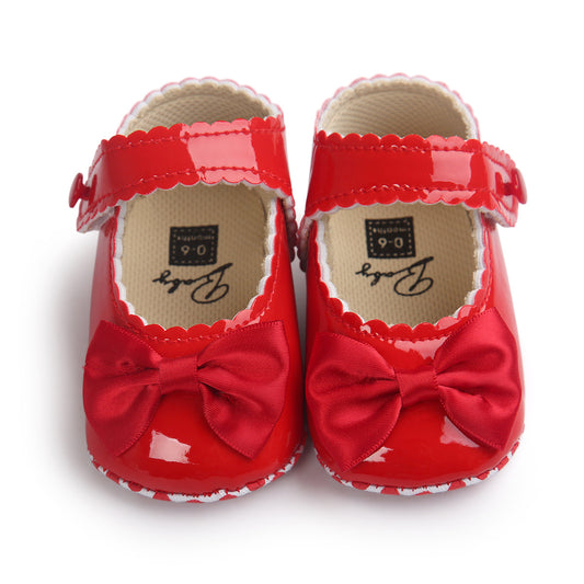 Multicolor Princess Soft Sole Baby Walking Shoes