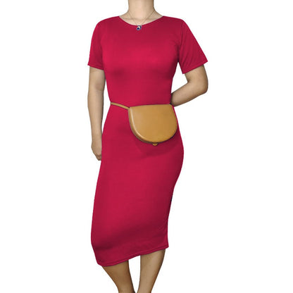 Multicolor Autumn Winter Dress in Various Sizes