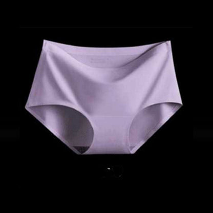Seamless Ice Silk Women's Breathable Hipster Underwear