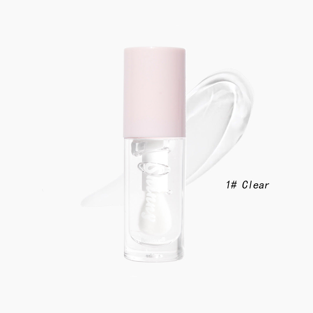 High Gloss Nude Lip Gloss with Thick Water Light Finish