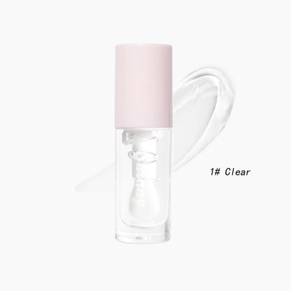 High Gloss Nude Lip Gloss with Thick Water Light Finish