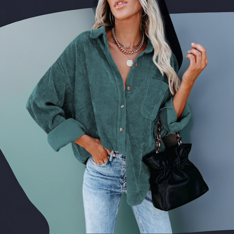 Autumn Winter Women's Solid Color Lapel Casual Jacket