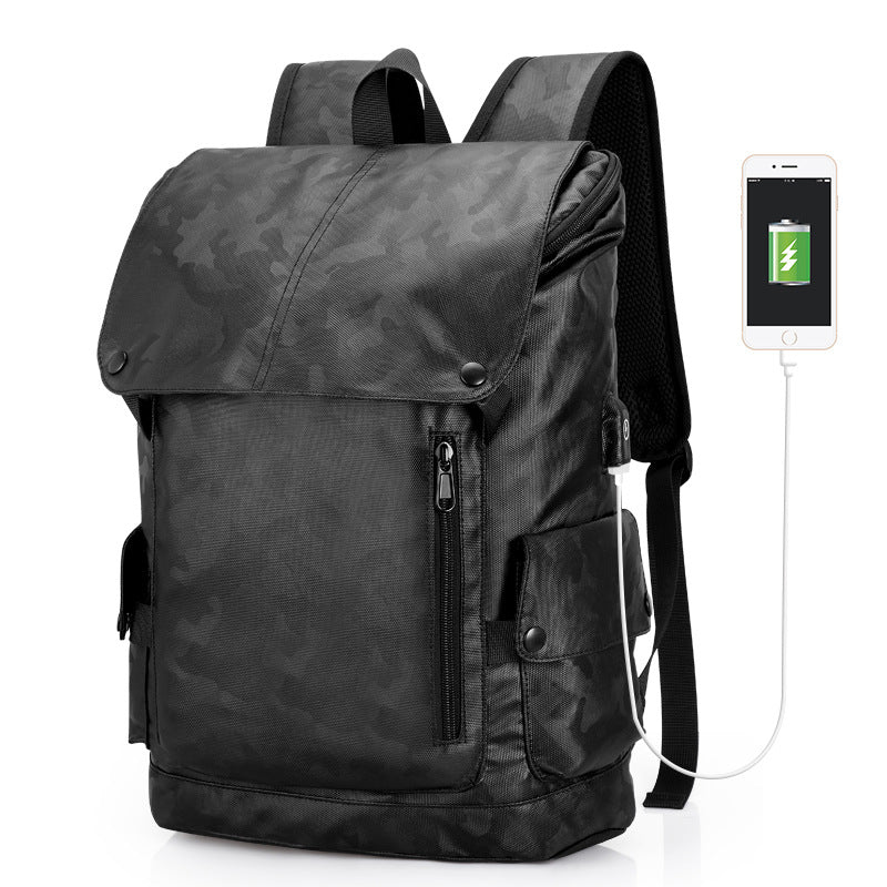Retro Casual Backpack for Students and Men