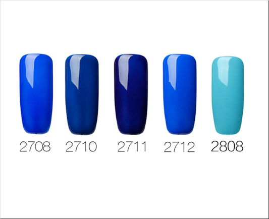 RC Series Blue Solid Eco-Friendly UV Nail Gel 10ml