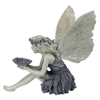 Sitting Fairy Statue - Resin Garden Landscape Ornament